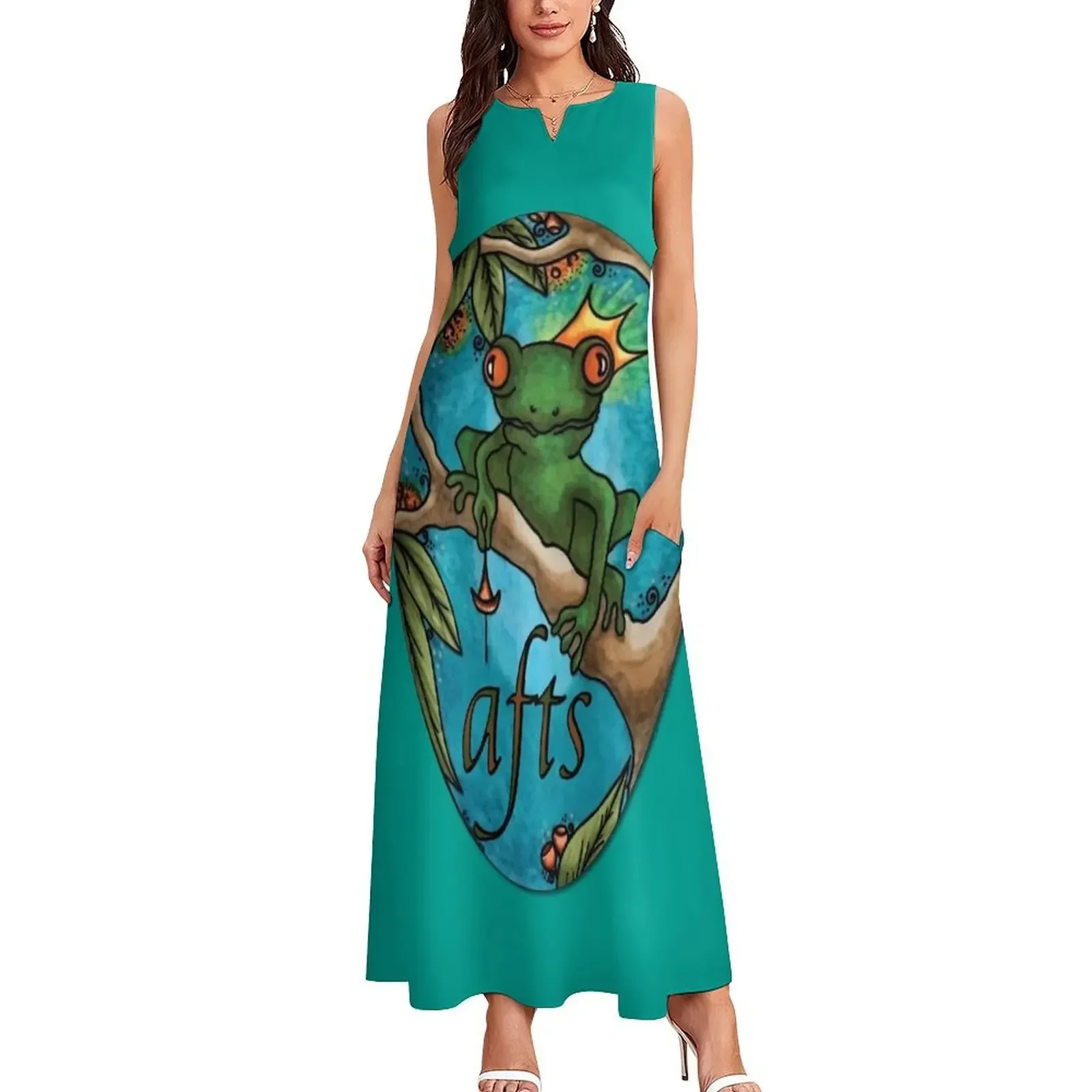 The Frog Prince by Regan Kubecek Long Dress Dresses gala Prom gown Bridesmaid dress woman Woman's evening dress