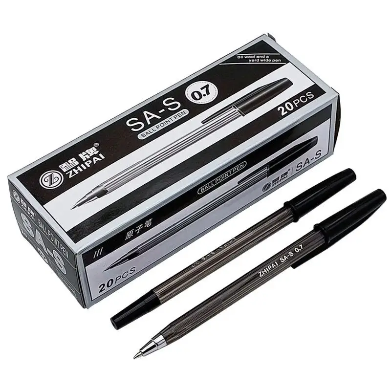 10/20Pcs Ballpoint Pens – Black/Red/Blue, 3-Color Set, Smooth Writing Quick-Dry Ink for School Office Home Supplies - view 6
