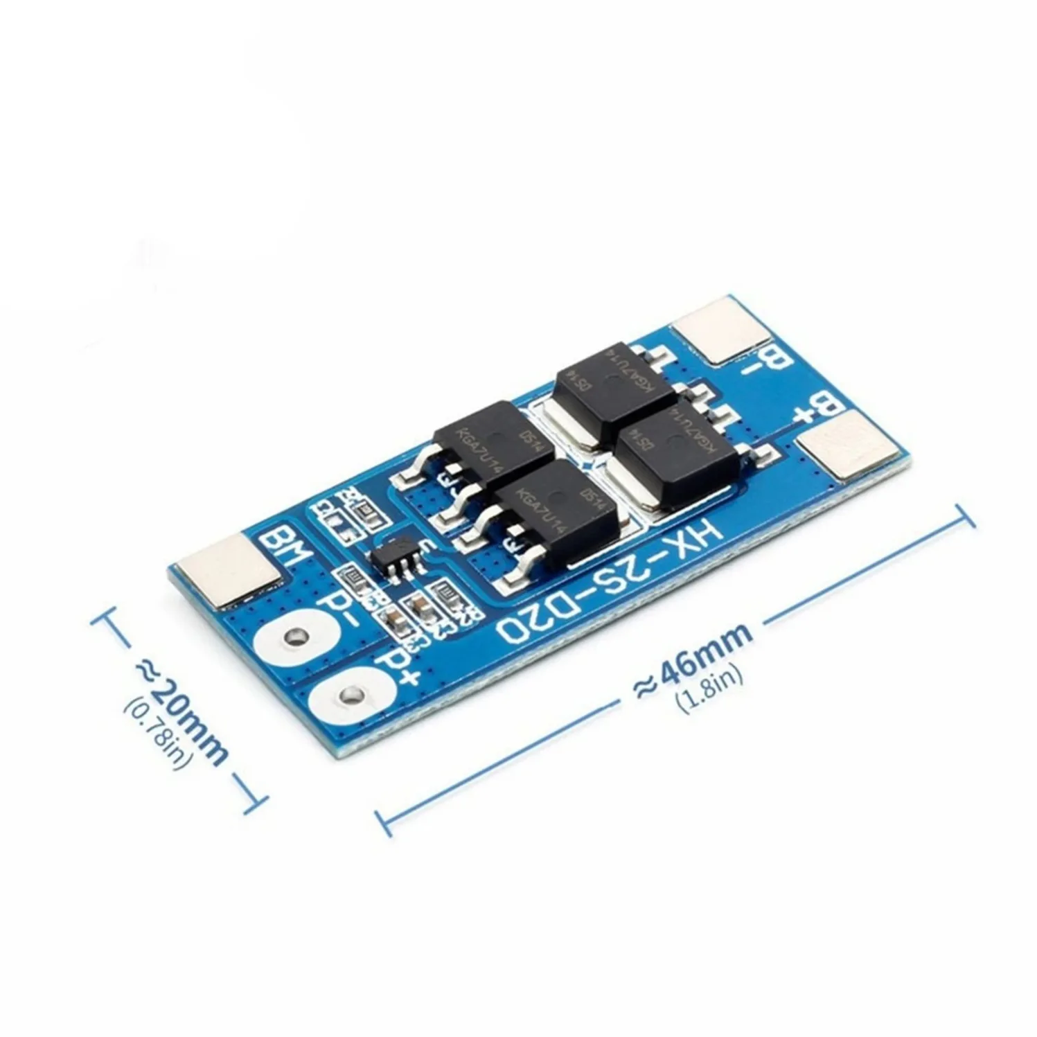 Two strings 7.4V18650 Lithium Battery protection board 8.4V Lithium Battery Protection Board 13A Operating Current