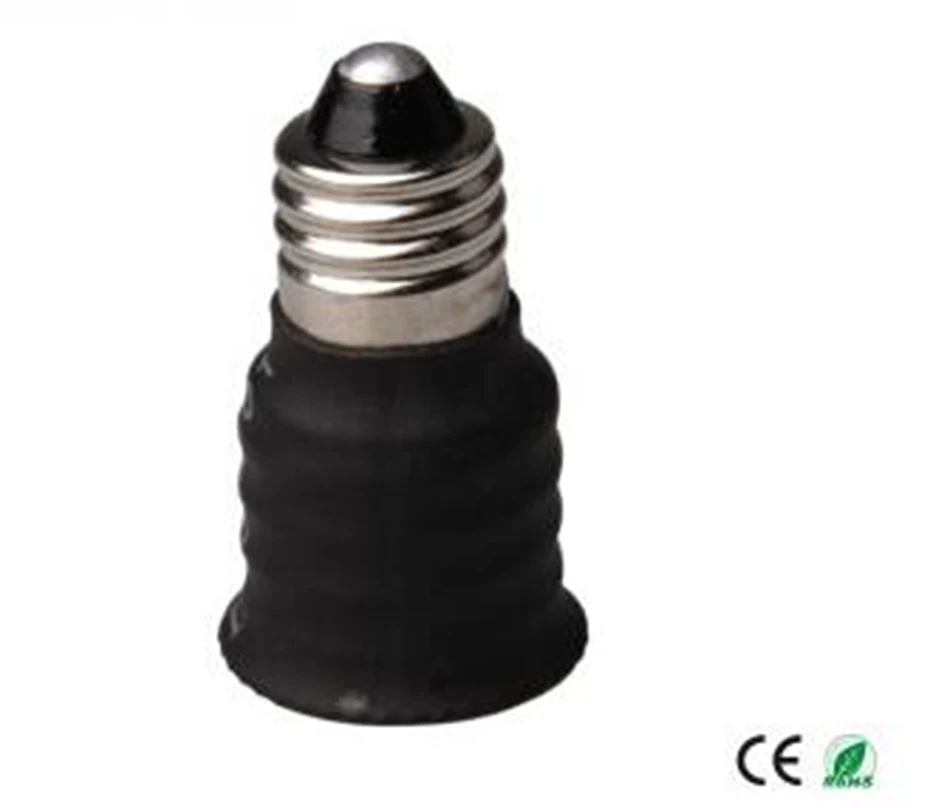 2pcs E11 to E14 Light Socket adapter E11 to E14 Candelabra lamp holder converter,Install EU Standard Candle lamp into E11 Socket