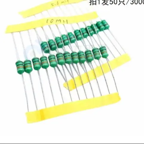 

0410 0307 into color ring inductance 50 PCS 10/22/33/47/68/100/150/220/330/470/680 uh mh / 1MH