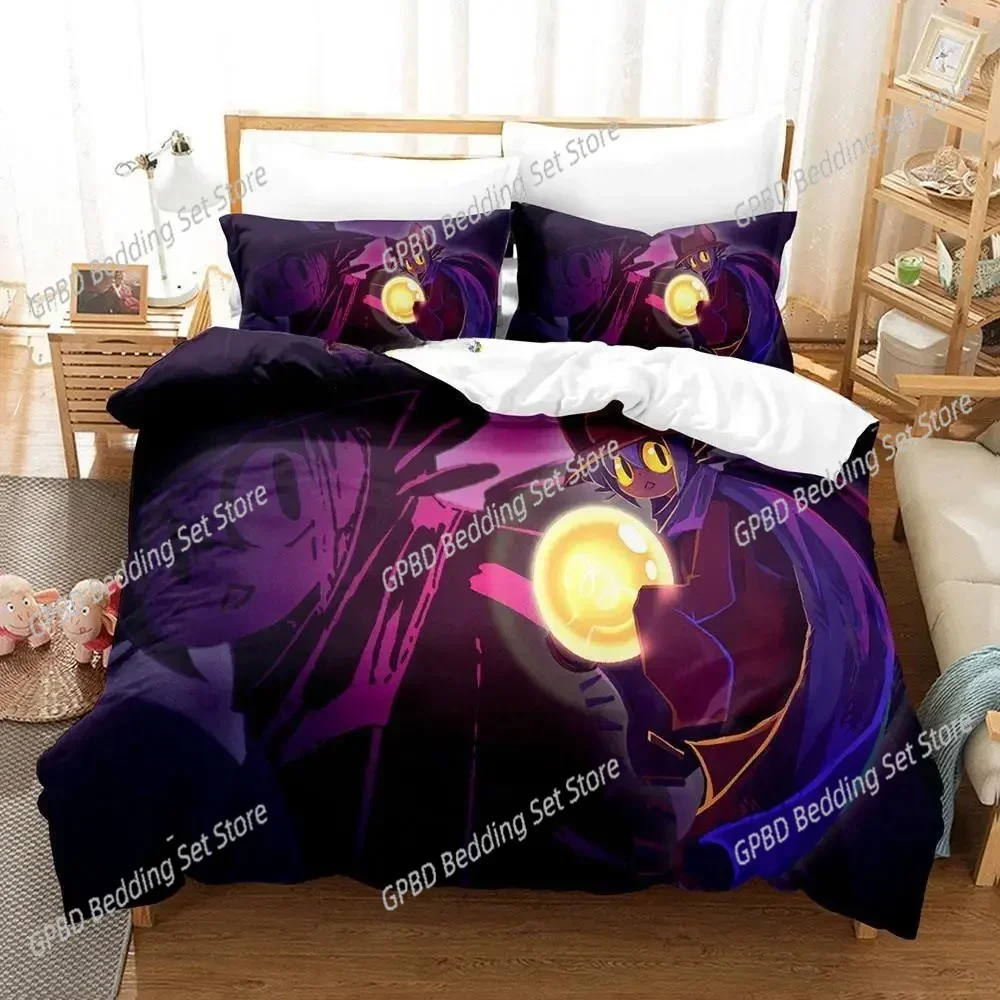 New Game OneShot Comfortable Duvet Quilt Cover Pillowcase Bedding Set Children Bedroom Decoration Home Textile