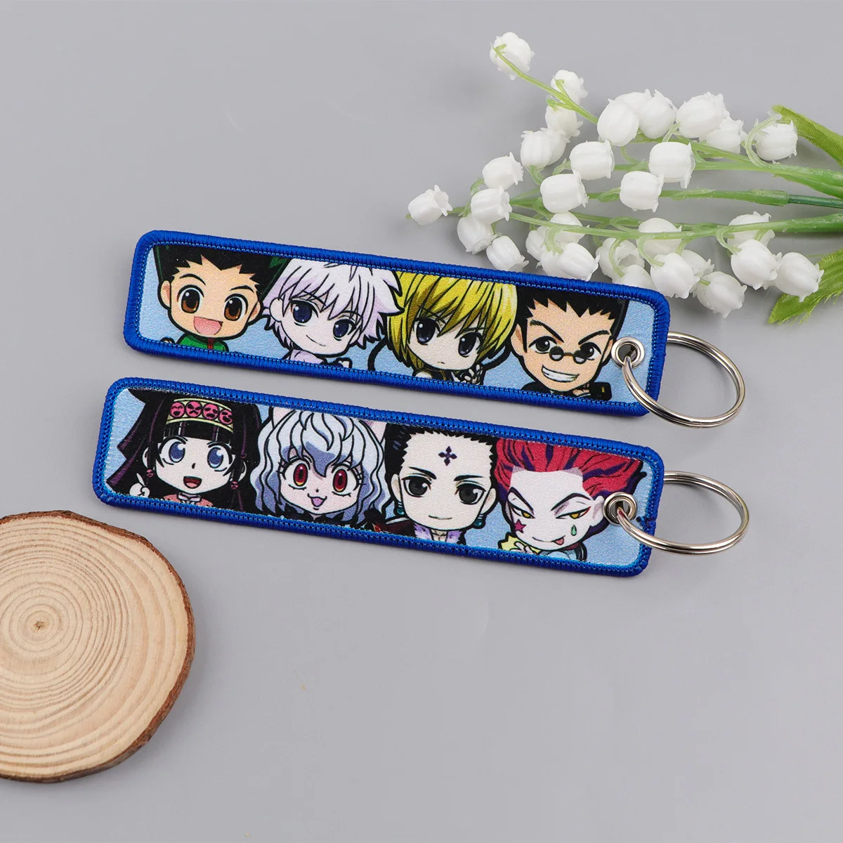 Anime Killer Keychains, Cartoon Key Fobs for Fans