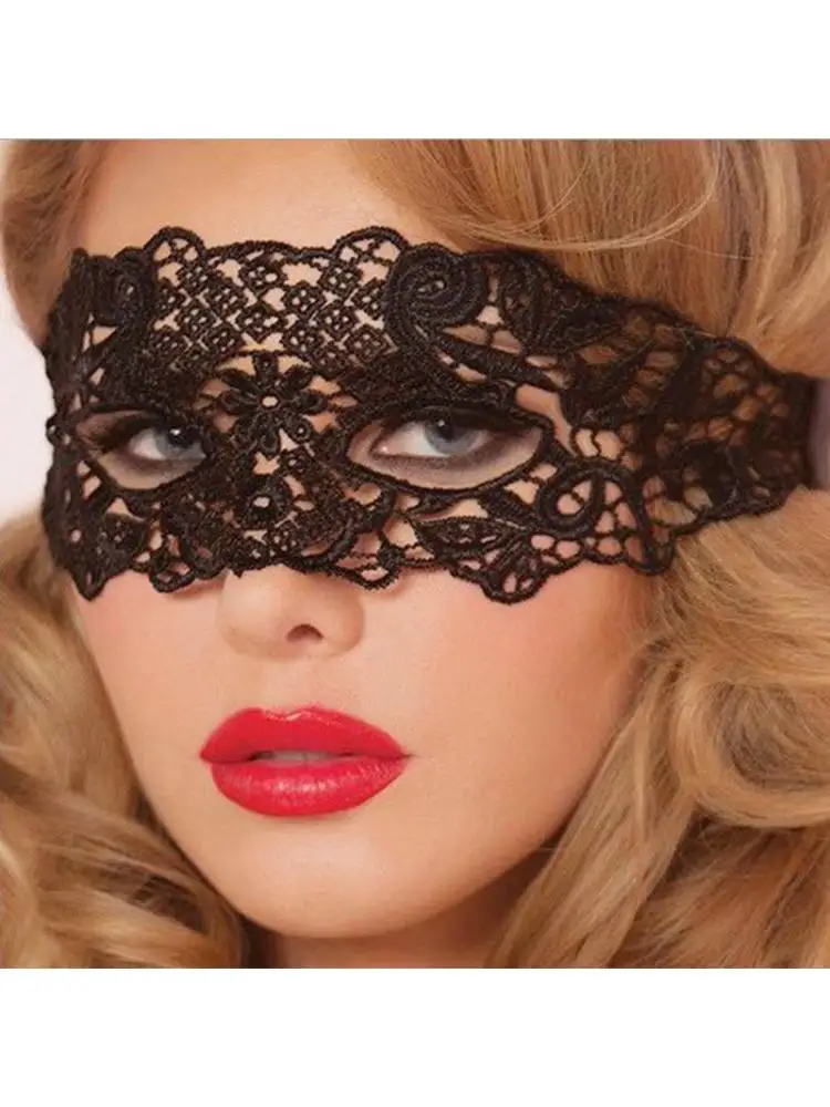 

50 Pieces Factory Direct Selling Mask Costume Ball Half Face Female Black Lace Unshaped Eye Halloween Party Men Sexy Makeup Sale