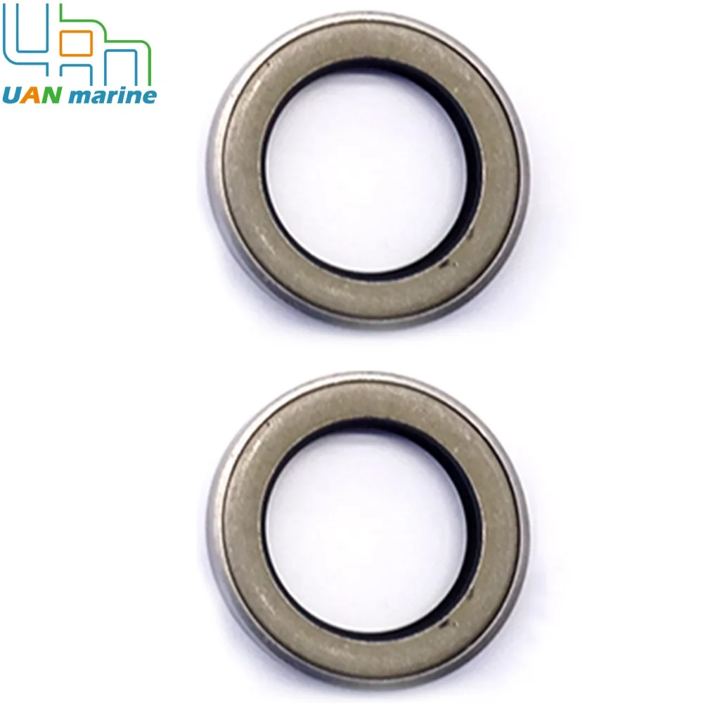 2Pcs New 26-70081 Lower Unit Outer Propshaft Oil Seal Replaces Mercury Outboard 65 125 150 200HP 3Cyl V6 85530 91255-ZW1-003