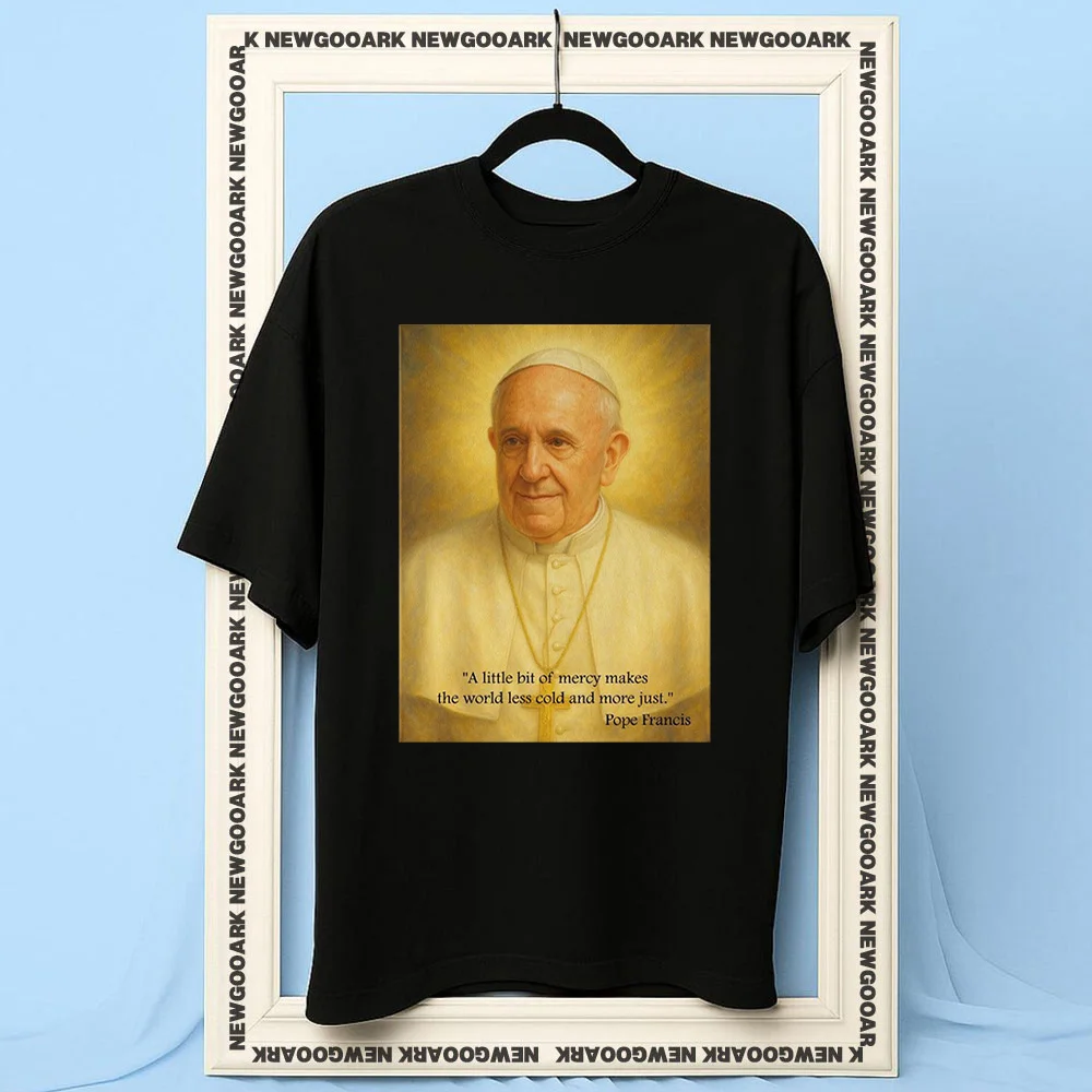 Commemorative Pope Francis RIP Pope Francis Pope Francis t-shirt woman man Casual cotton printed t shirts summer outdoors tee