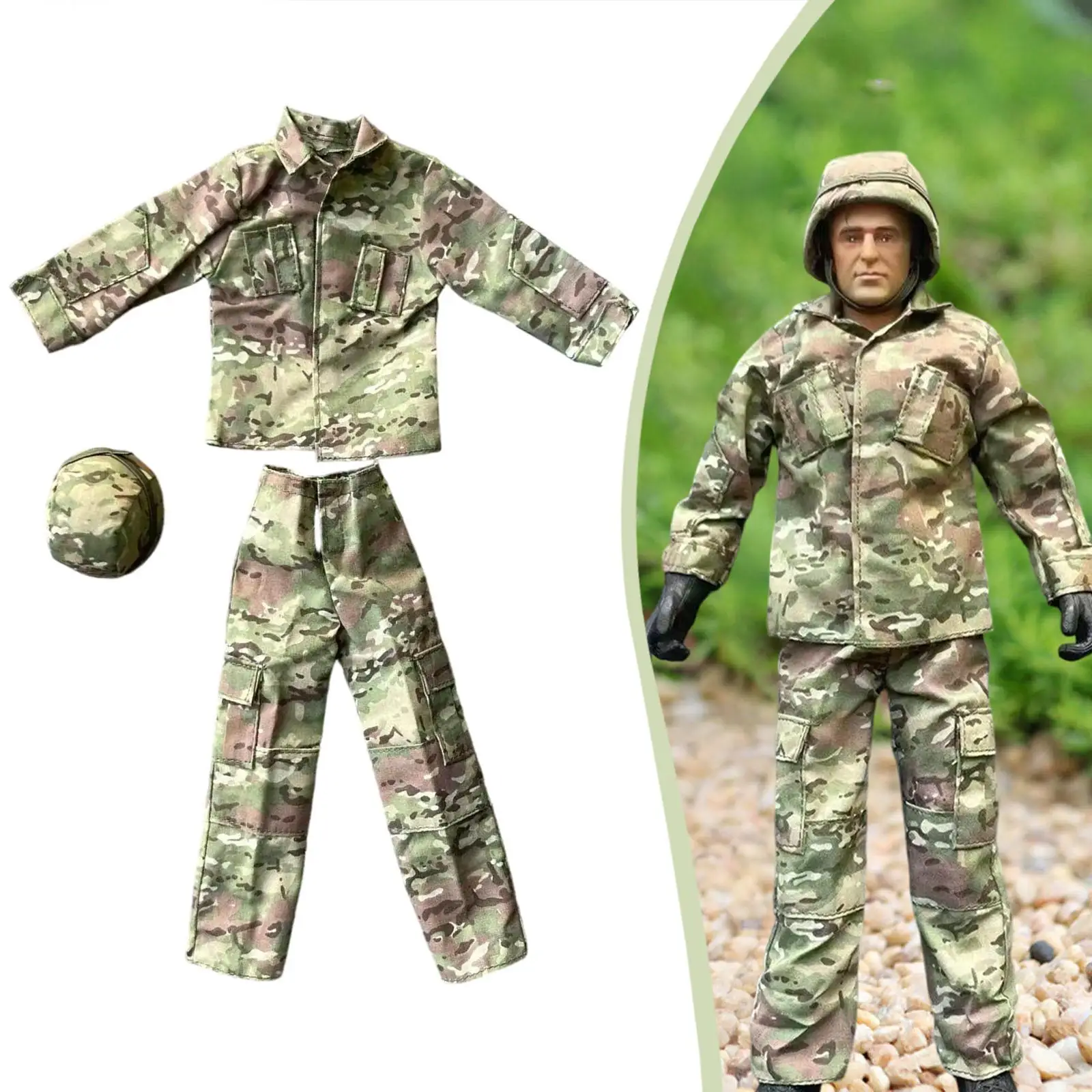 Roupas para Figuras de Ação em Escala 1:6, DIY, Mini Homens, Roupas Miniatura, Casaco e Calças, Roupas para Bonecos Masculinos de 12 polegadas