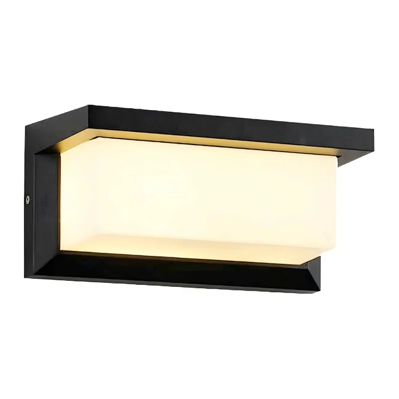 Waterproof Light Emitting Diode Outdoor Wall Light for Garden Courtyard Villa Security Lighting