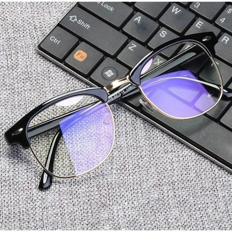 Sunglasses Replaceable Lens Computer Glasses Classic Browline Frame Retro Eyewear Men Women Eyewear Eyeglasses