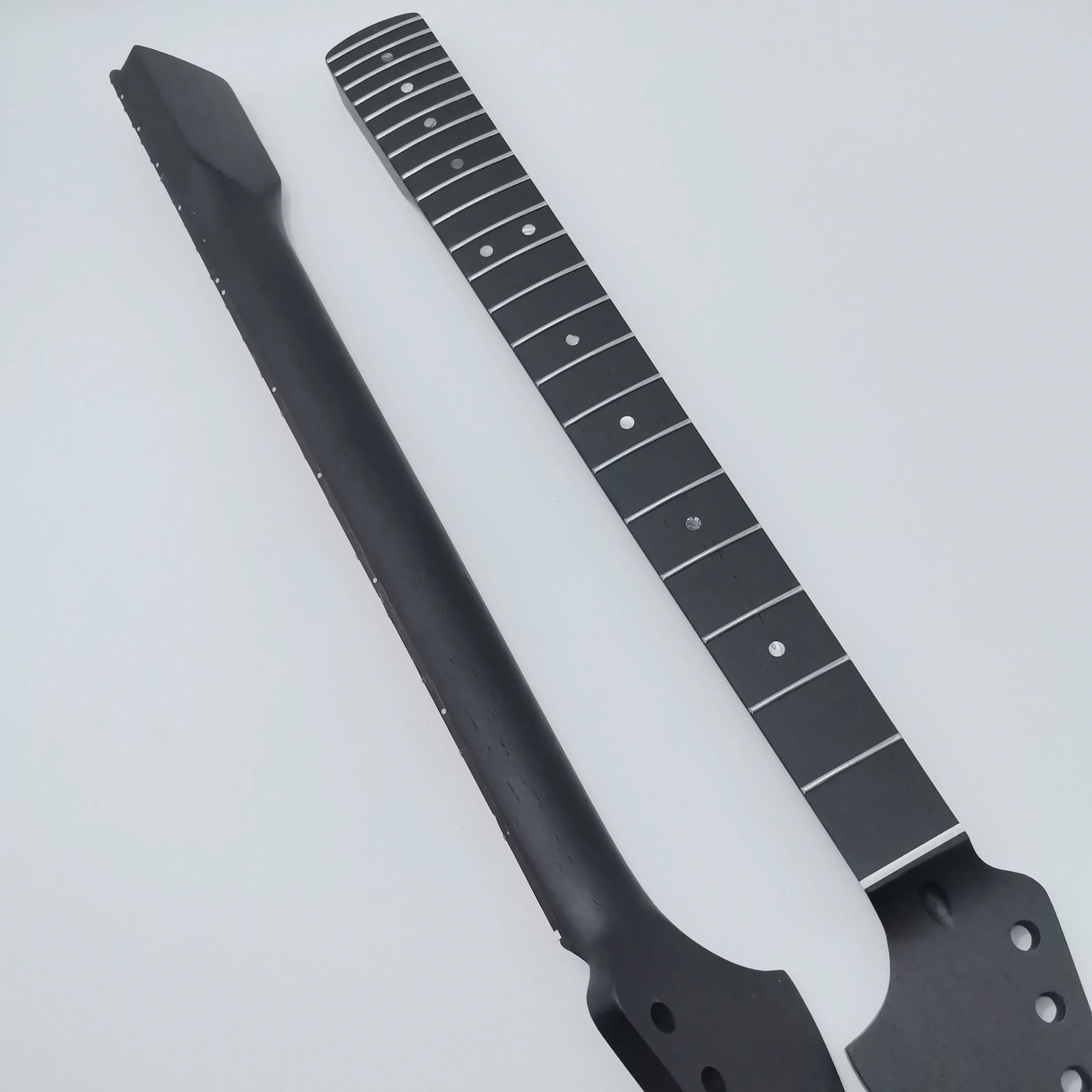 Wenge Wood Big Headstock Guitar Neck 22 Frets Electric Guitar Replacement Neck