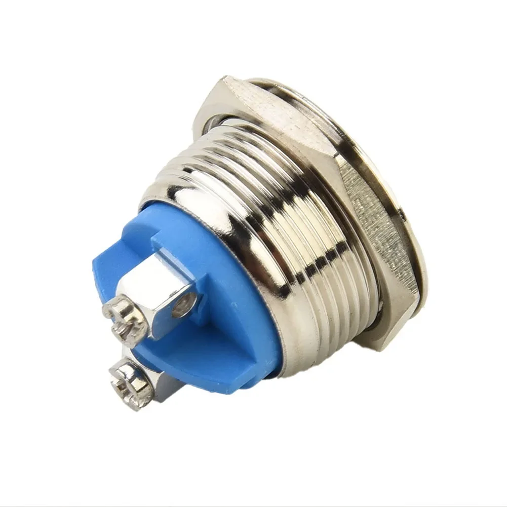 Reliable Tools Button Switch Starter -20 To 55℃ 19mm 30A/12V DC Boat Horn Momentary Push Button Stainless Steel