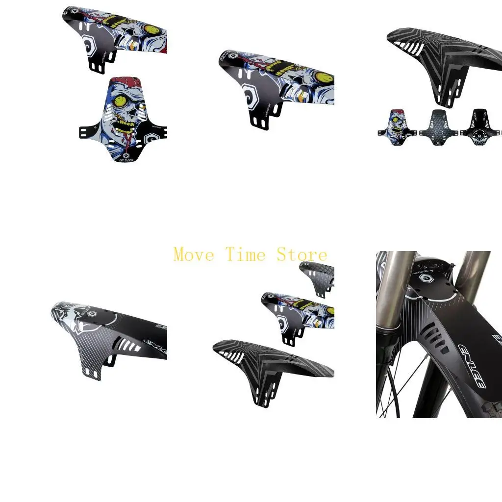 92ME Portable MTB-Mountain Bike Mud Guards Tire Front/Rear Universal Bike Attachment System