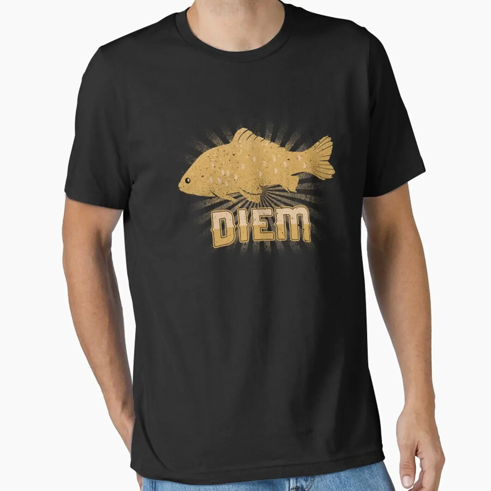 Carpe Diem Seize the day Essential T Shirt vintage Washed Versatile Casual Comfortable graphic Unisex Stretched homme