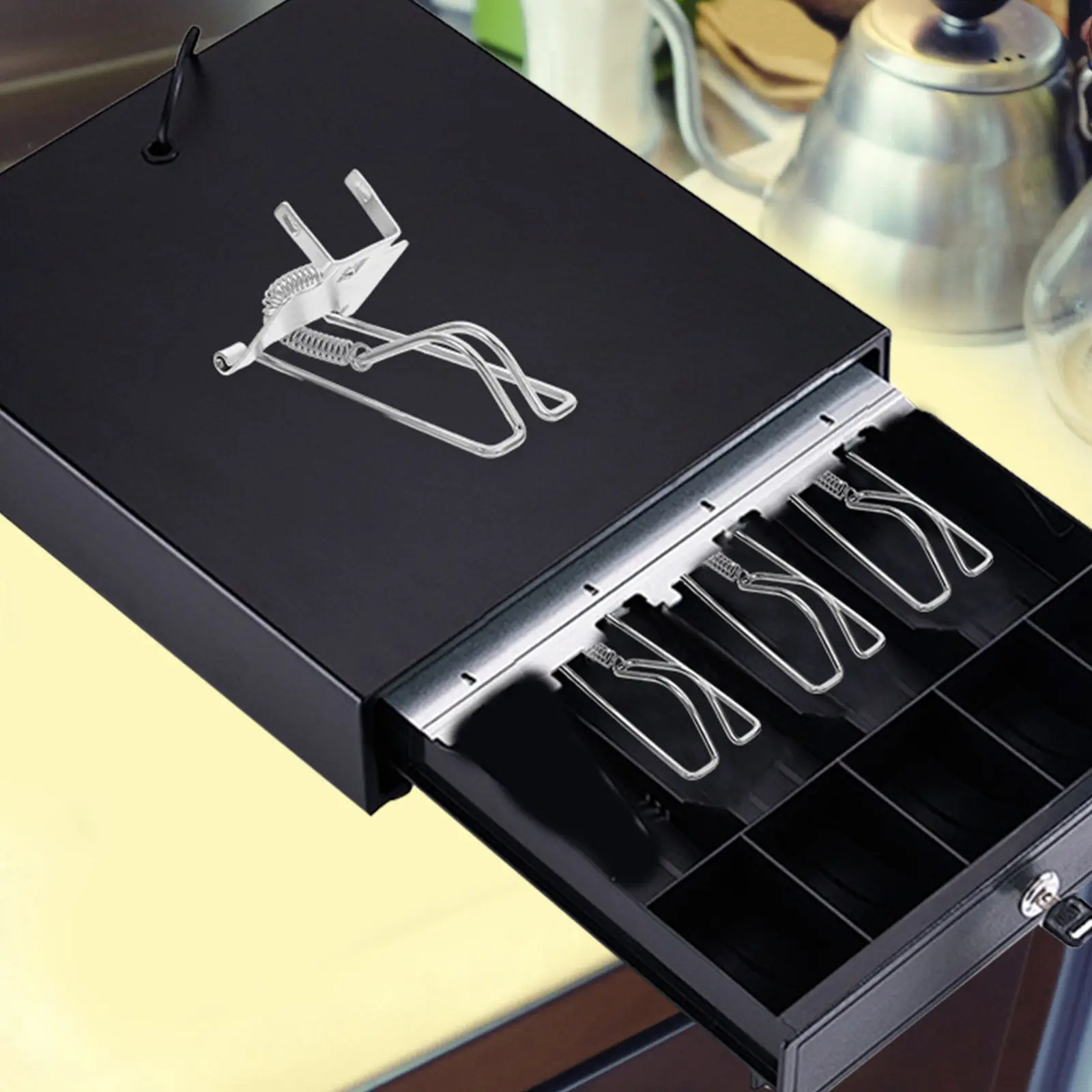 Metal Cash Registers Drawer Clip Compact Cash Holder Accessories for Small Business Money Clip Replacement Money Clips