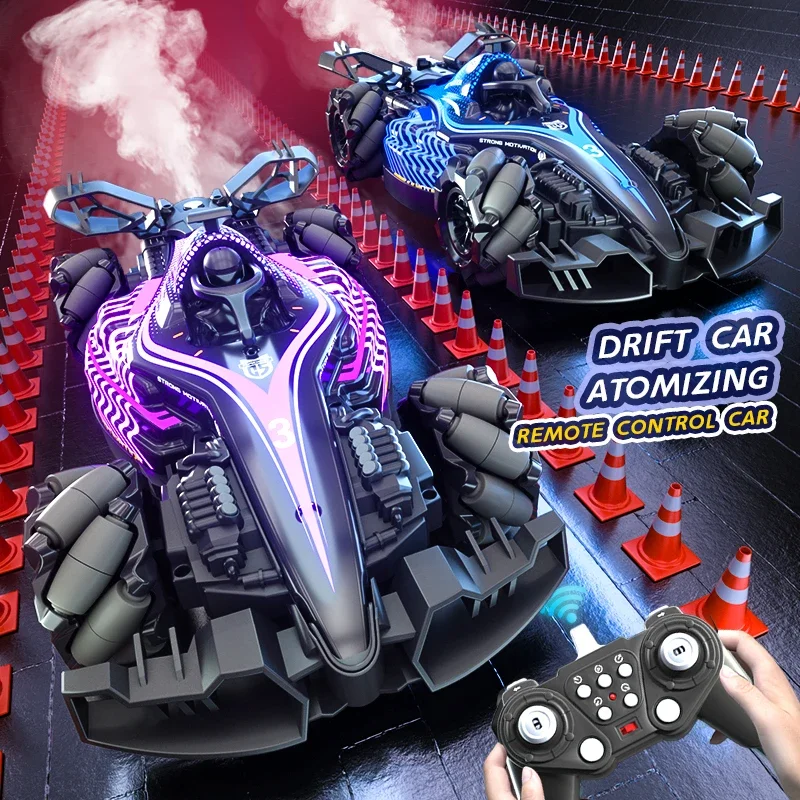 

Q186 JJRC Single Control Hand Gesture Double Control Cool Light Spray Rc Racing Toy Remote Control Stunt Car Toys for Boys Gifts