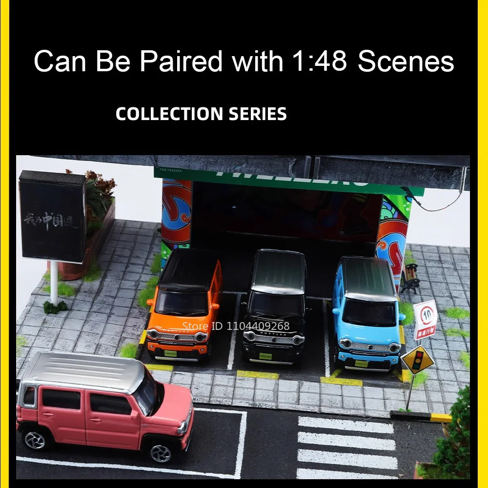 Schaal 1:48 Suzuki Hustler Automodel Speelgoed Legering Diecast Sterke Duurzame Slide Forward Miniatuur Voertuigen Modellen Cadeautjes voor Jongens