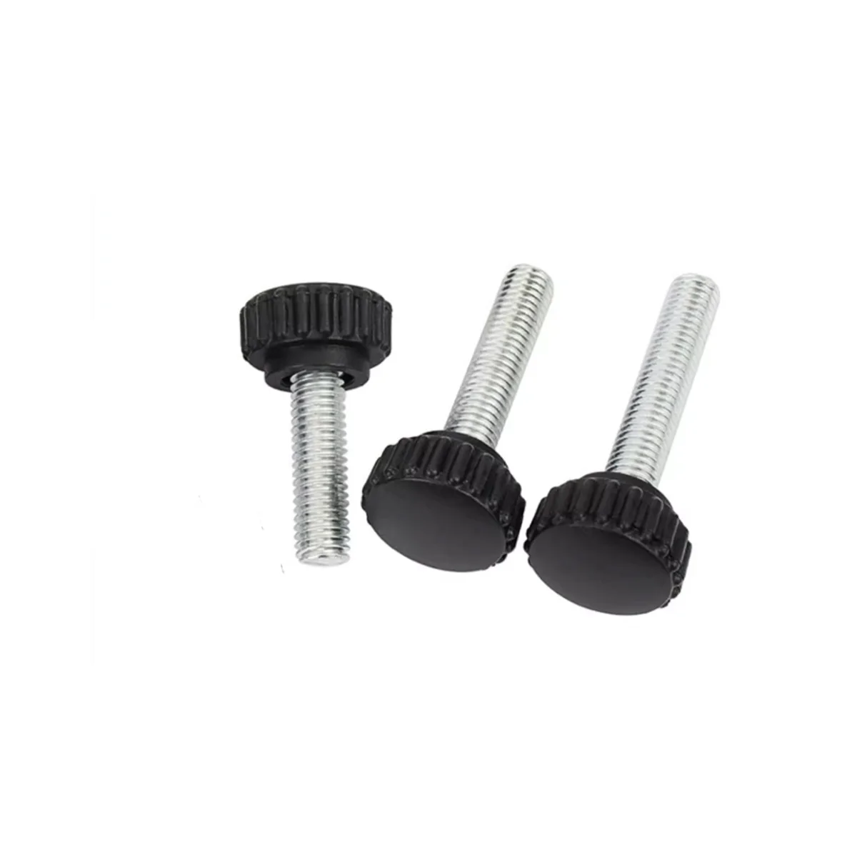 

Carbon Steel Straight Handle Hand Twisted Screw Plastic Round Head Knurled Screw Handle Knob M4M5M6M8M10