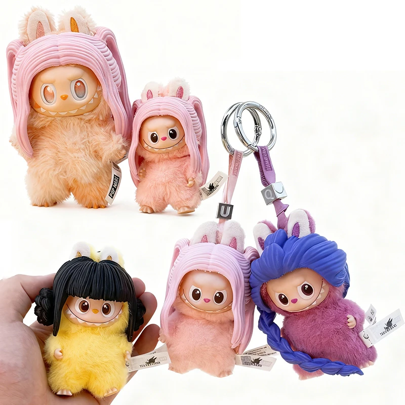 

For 17/10cm Labubu KPop Rumi Zoey Mira Demon Hunters Cosplay 3D Printed Hairstyle Toy Accessories Decoration Christmas Gift