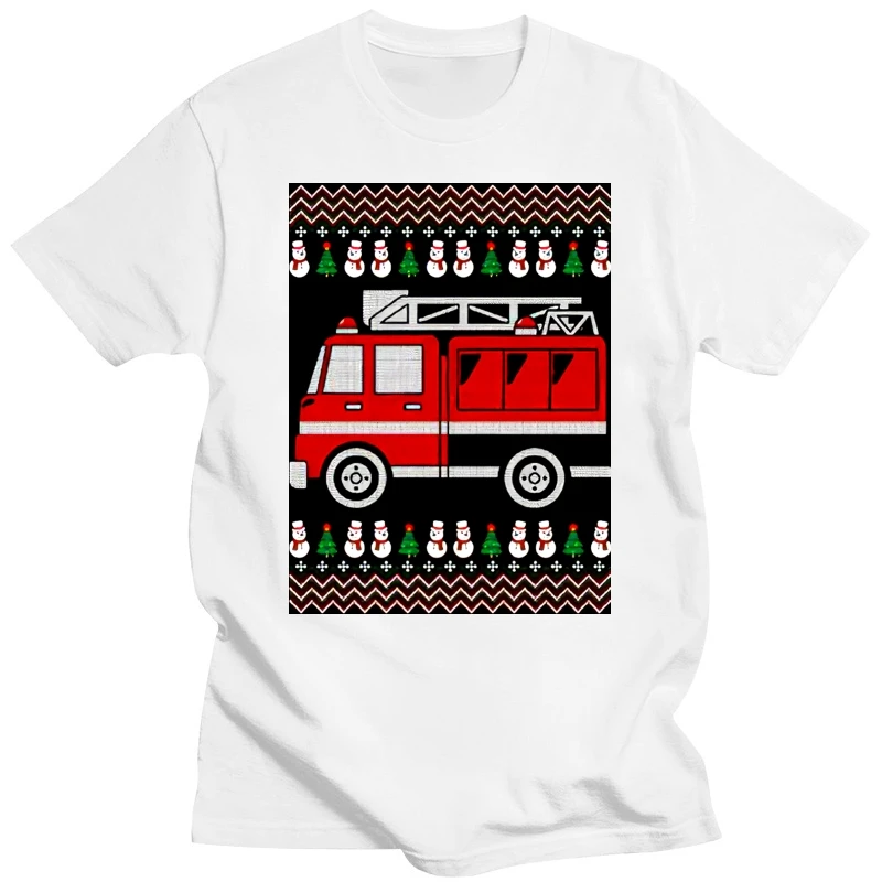 Men T Shirt  Firefighter christmas ugly  Women t-shirt