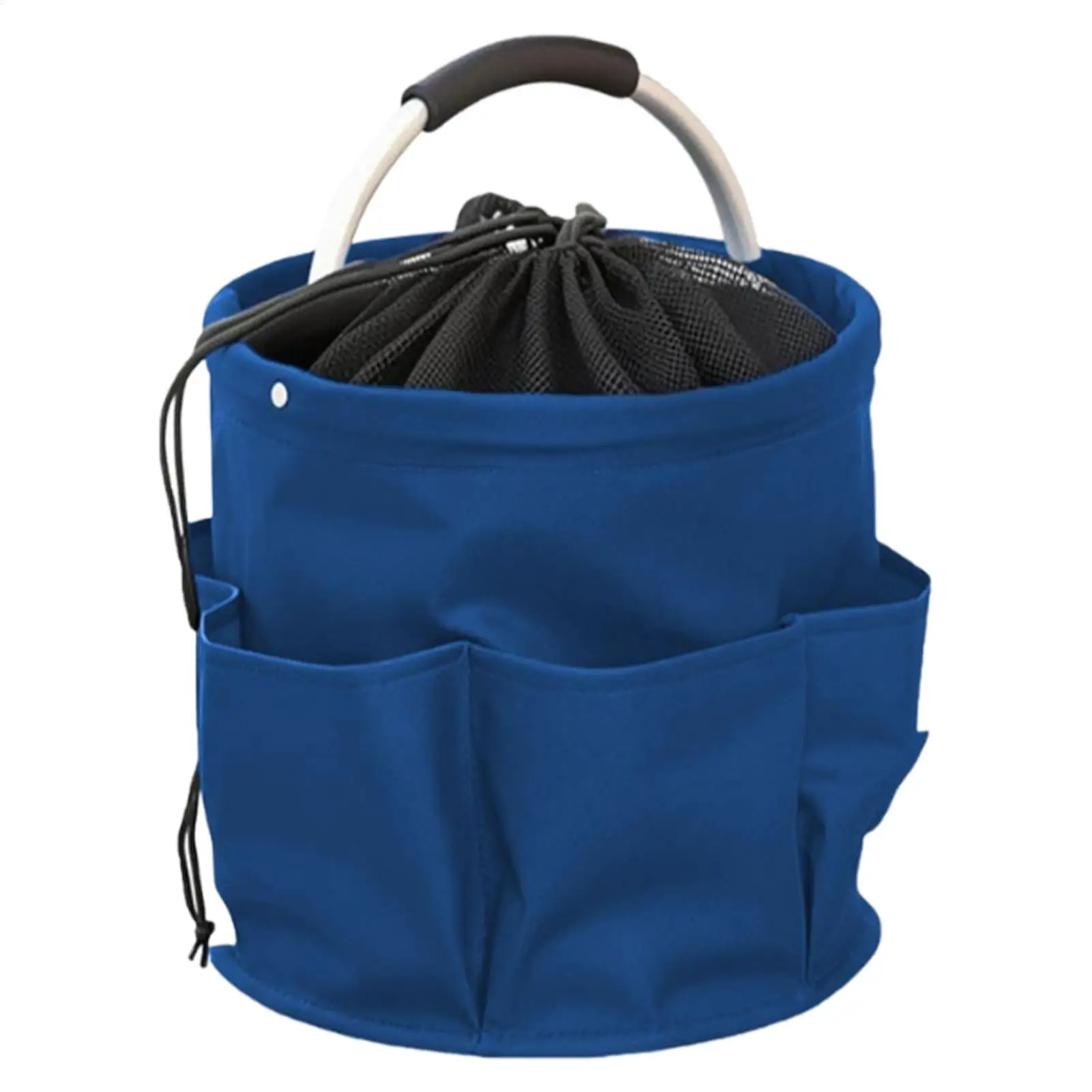 

Складная корзина для хранения из ткани Оксфорд, складная сумка для инструментов с ручкой, многофункциональная корзина для хранения для дома, ванной комнаты, сада, улицы