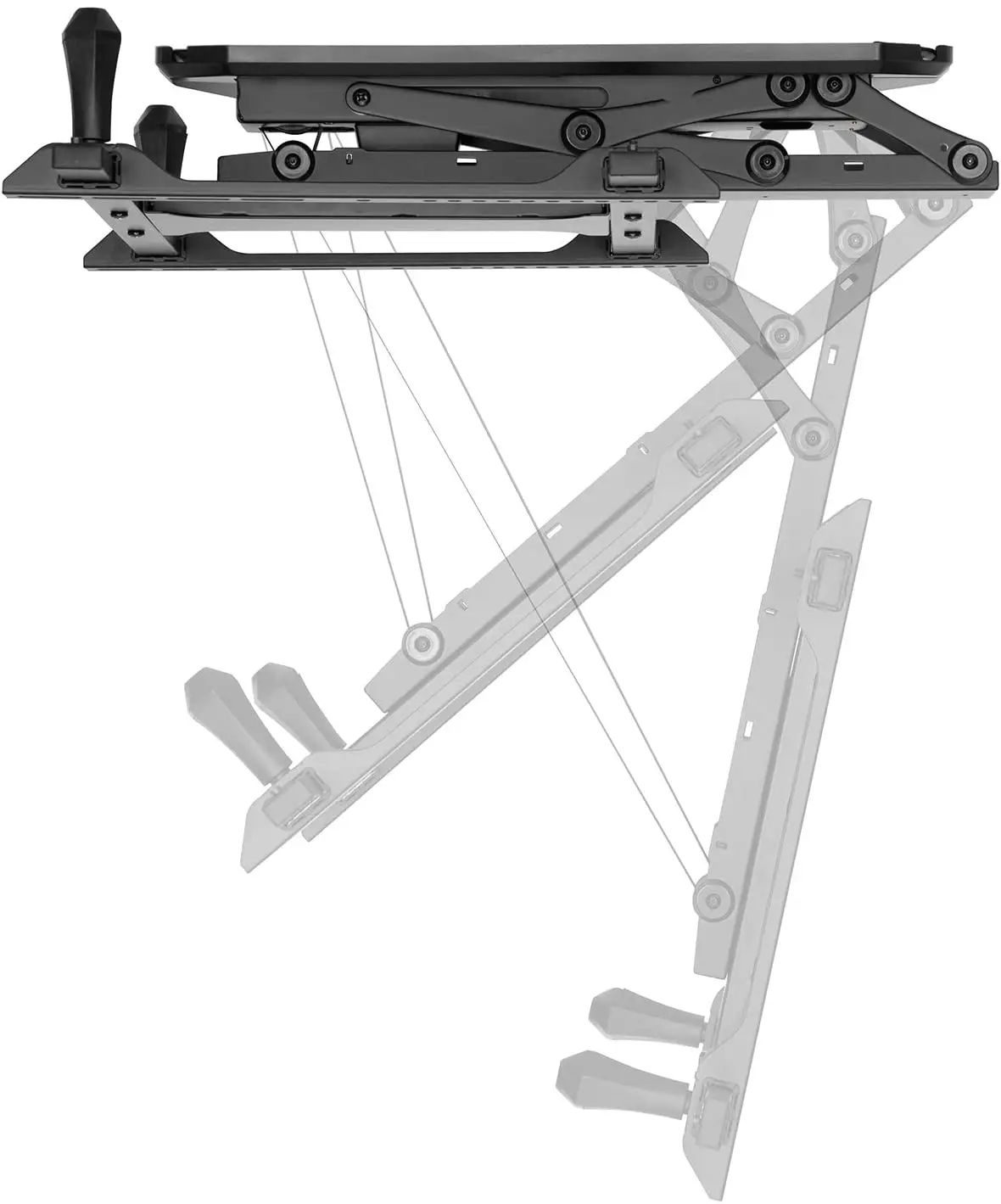 

TV Ceiling Mount Electric Foldable Tilting 32-70 Inch Ceiling TV Mount TV Bracket With Mounting Material And Remote Control