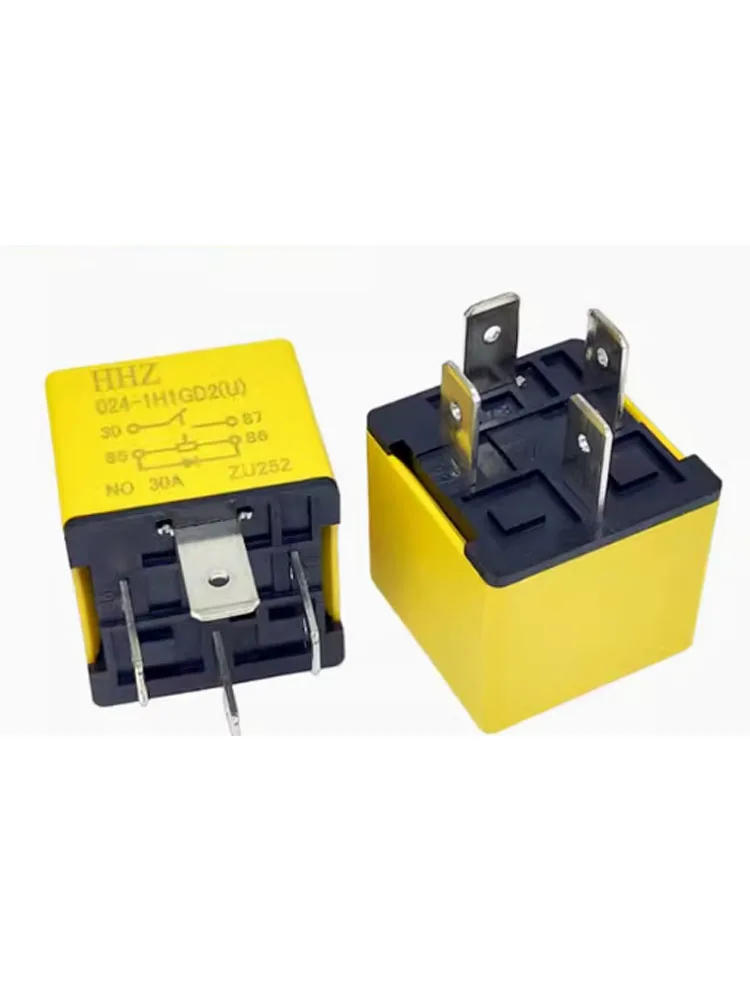 

10PCS 24V Relay HHZ 024-1H1GD2(U) 24VDC 30A 4Pins