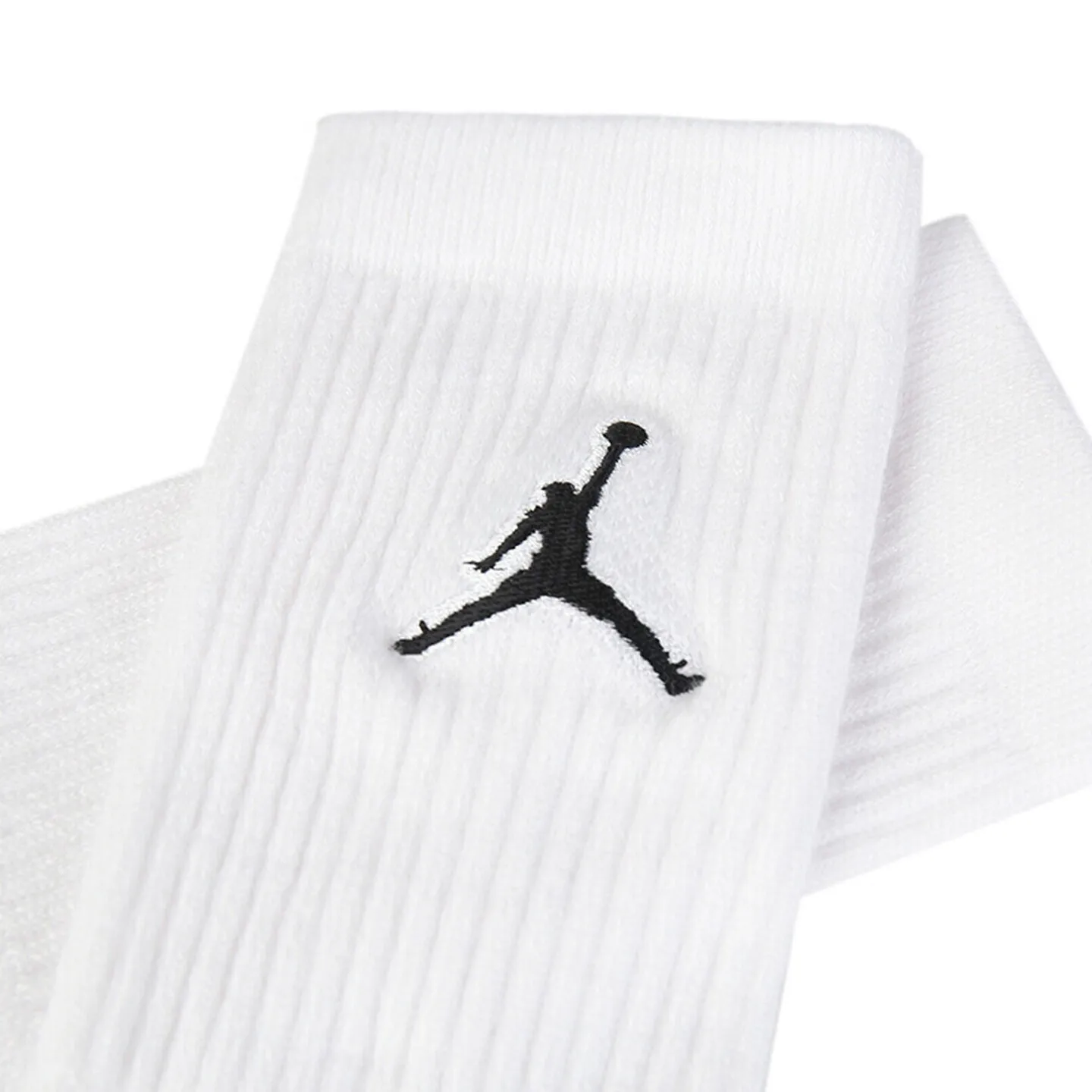 Nike (NIKE) 3-Pack Socks for Men and Women: Air Jordan Training Breathable Casual Socks, Mid-Calf Sports Socks SX5545-019 view 5