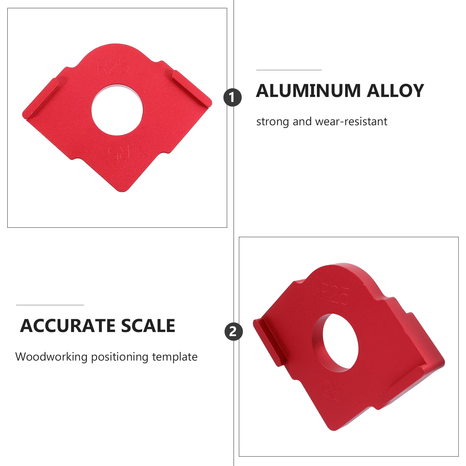 

Woodworking R Angle Template Aluminum Alloy Rounding Module For Fillet Chamfering Tool Carpentry Milling Trimming Craft Diy