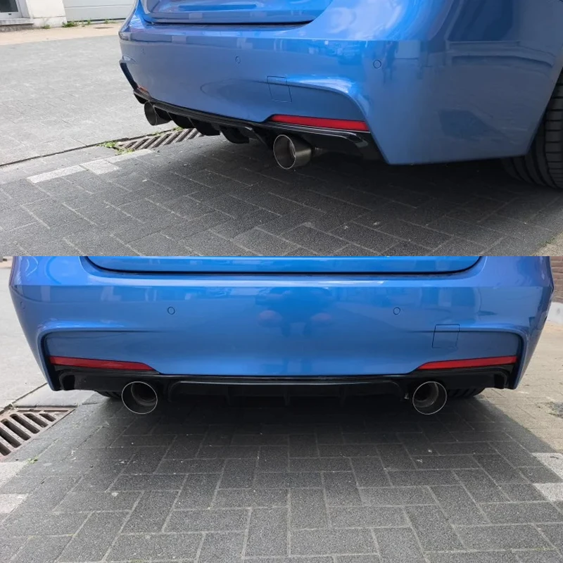 2 Stück/Set Auspuffblende für BMW F22 F23 M235i M240i F20 F21 M135i M140i F30 F31 335i 340i F32 F33 F36 435i 440i ID60mm Schalldämpfer – Detail 4