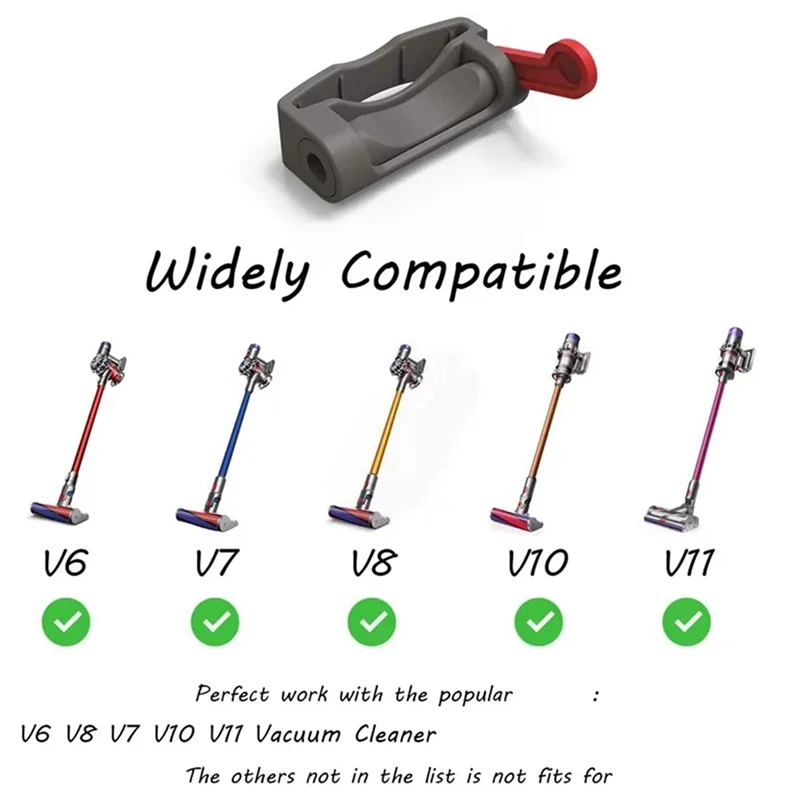 LJL-เหมาะสําหรับเครื่องดูดฝุ่น Dyson V6 V7 V8 V10 V11 เครื่องดูดฝุ่นล็อคอุปกรณ์เสริมปุ่มล็อค