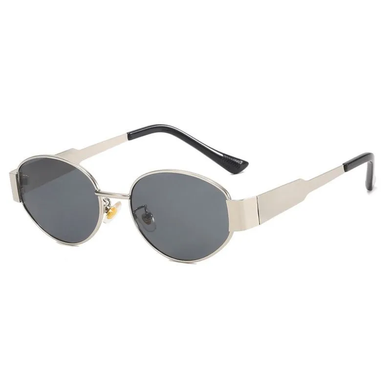 New Vintage Round Sunglasses Women Men Circular Sun Glasses Female Oval Eyewear Oculos De Sol for Male Female Eyeglasses image 6