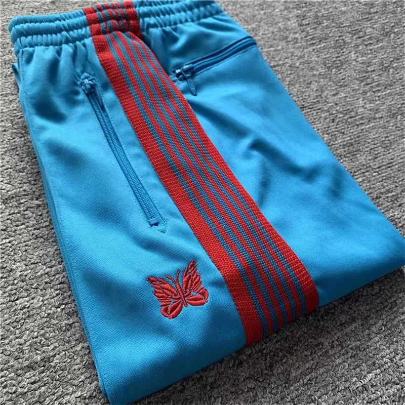 Sportswear Vintage Stripes Brand Sweatpants High Quality Embroidery Logo Mens Womens Trendy Drawstring Casual Pants