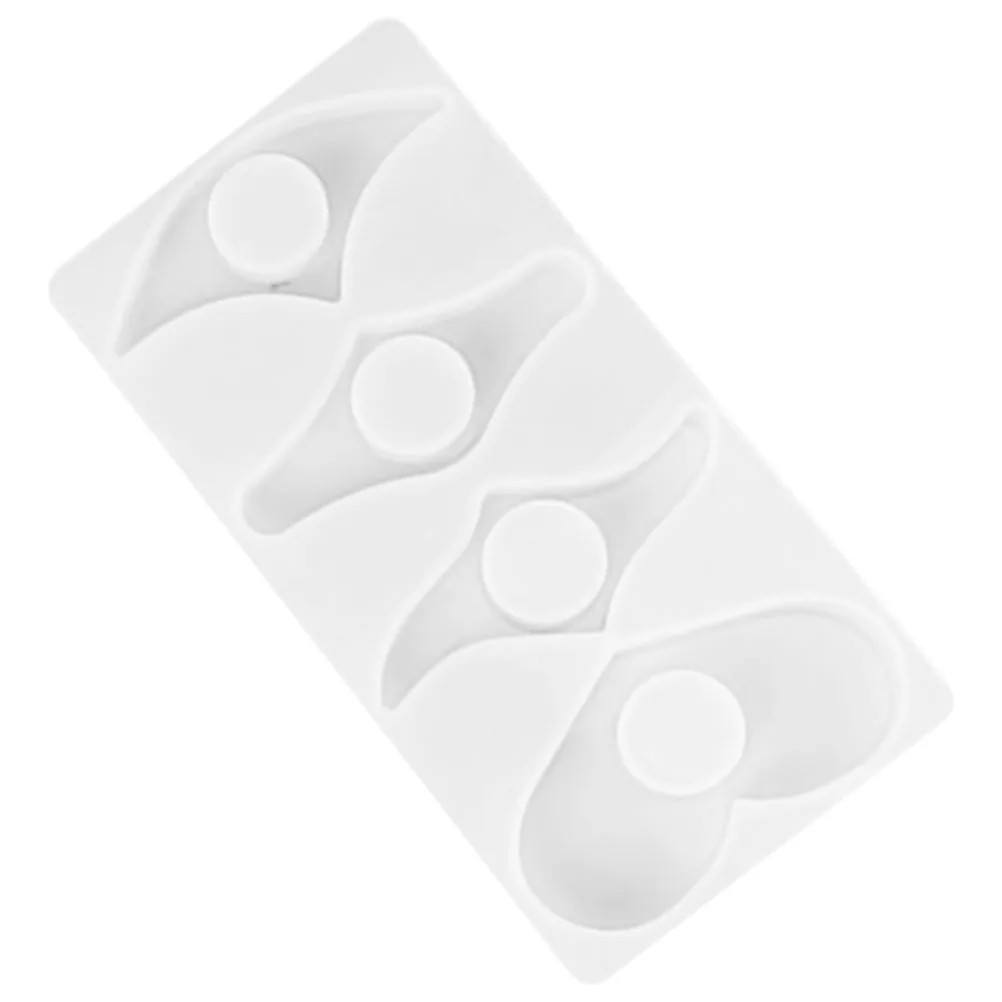 DIY سيليكون المرجعية العفن مستطيل الشكل الإبهام الدائري تصميم قالب مرن لراتنجات الايبوكسي صب حامل صفحة الكتاب #2