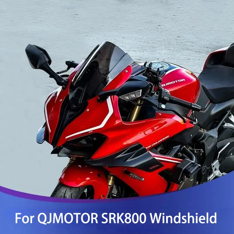 

For QJMOTOR SRK800 Motorcycle Racing Sports Front Screen Windshield Extended Original QJ Deflector Modification Accessories