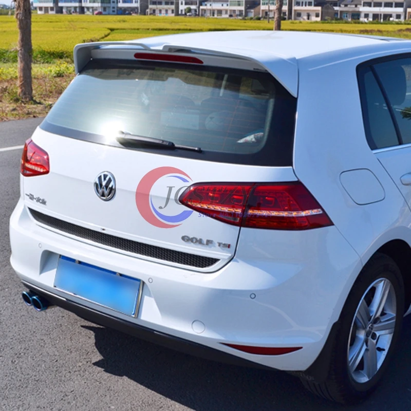سبويلر سقف على طراز Oettinger لسيارة Volkswagen Golf7 MK7 7.5 GTI GTD GTE (ليست لـ R) سبويلر خلفي من البلاستيك ABS Aleron 2013 -2020