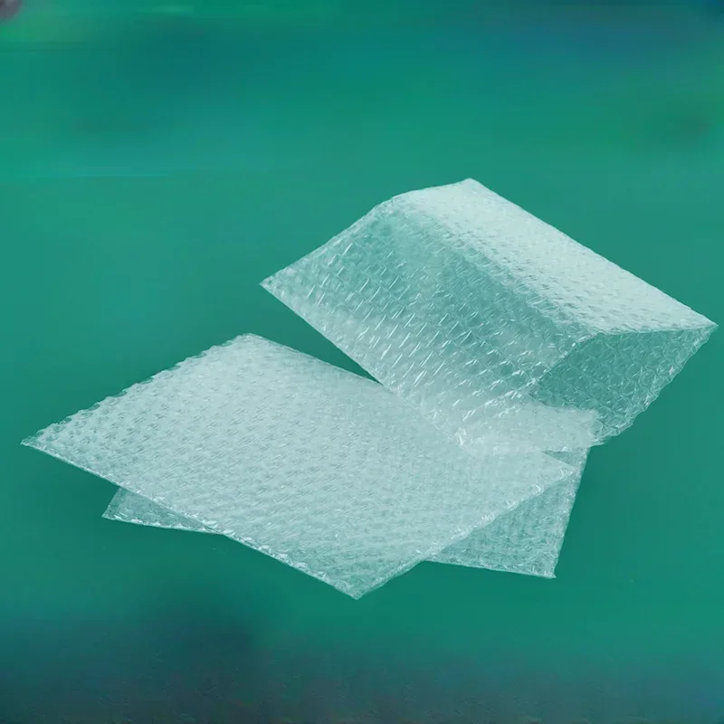 50/100pcs Transparent Double Sided Thicken Bubble Bag White Packaging Express Delivery Transportation PE Plastic Envelope Bags