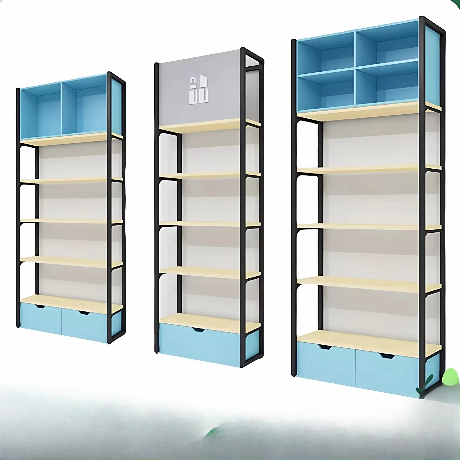 Stationery store shelves Student supplies Display stand Pen holder Adjustable free combination storage Merchandise display cabin