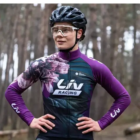 New Arrival Liv Winter Women Cycling Thermal Fleece Jackets Professional Team Long Sleeve Bicycle Jersey Sportswear Unforme Mail