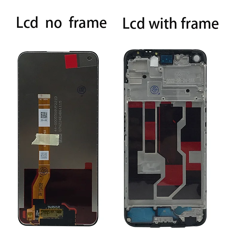 6.59\'\' For OPPO A96 CPH2333 LCD Display Touch Screen Digitizer Replacement For Oppo A96 Realme 8i 9i LCD Frame