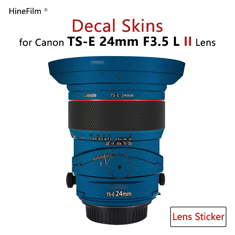 TS-E 24 F3.5 II Lens Premium Decal Skin for Canon TS-E 24mm f/3.5L II Lens Skin Decal Protector Sticker Anti-scratch Cover Film