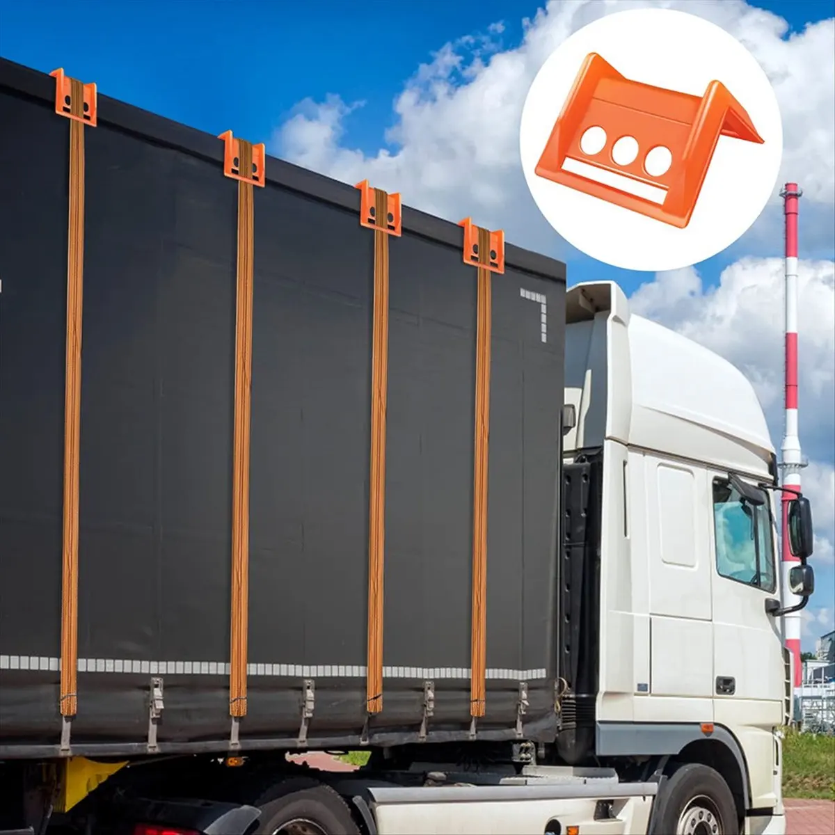 

Угловой защитный кронштейн с бортовым краем (12 шт.) Защита тяжелого груза Планшетное оборудование Защита груза для транспортировки-TCES