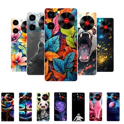 For Nubia Music Case Z2353 Leaves Panda Soft Silicone Back Cover for ZTE Nubia Music Phone Case NubiaMusic Bumper