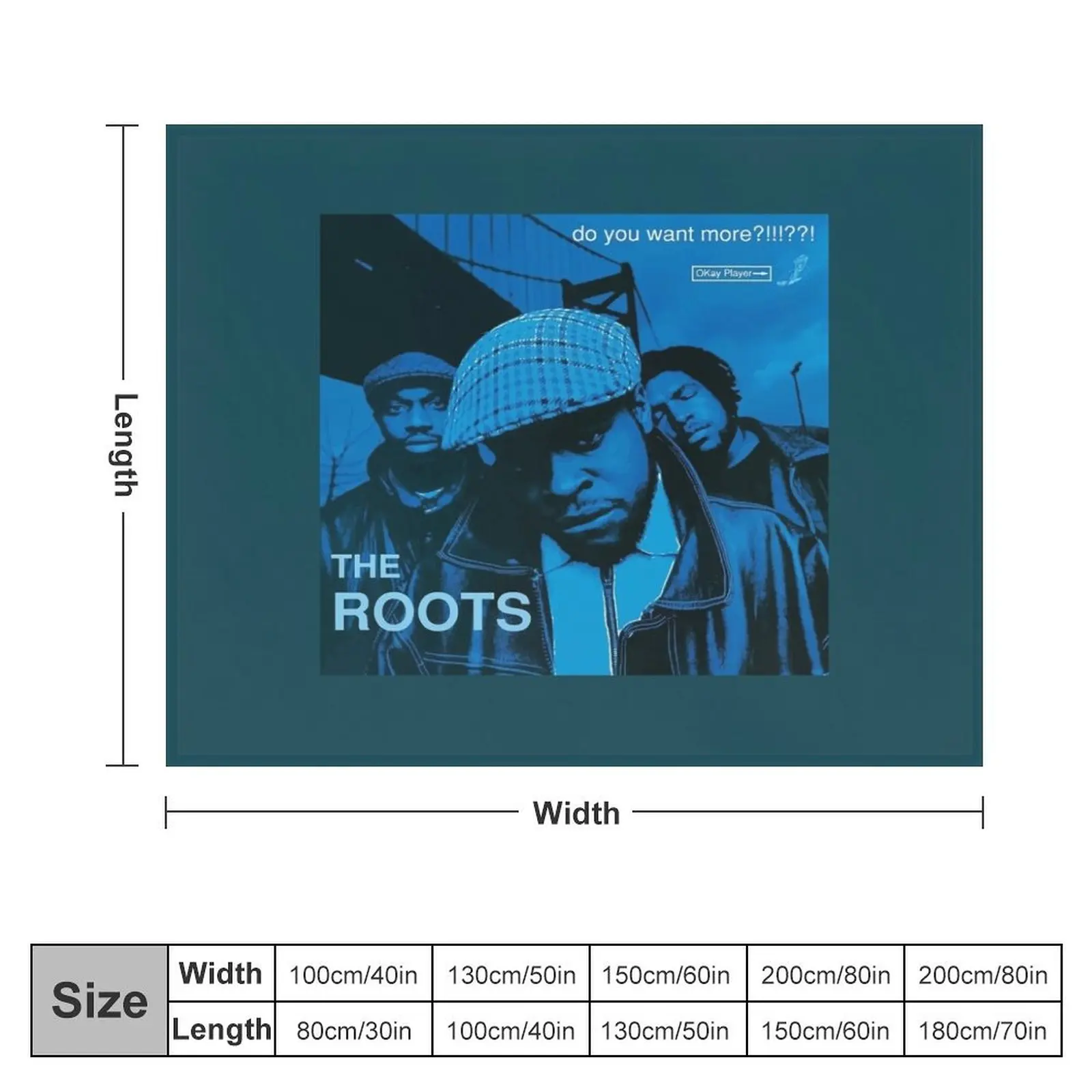 The Roots - Do You Want More!!!! - Album CoveR Throw Blanket Decoratives for babies bed plaid Cute Blankets