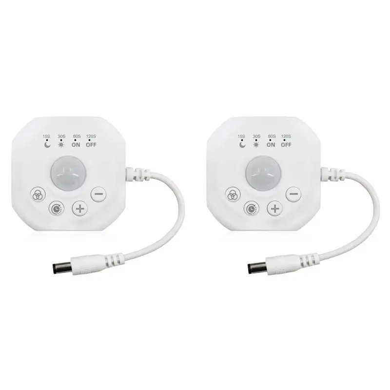 ABMH-2X DC5-24V PIR Motion Sensor Light Switch LED Strip Controller Monochrome Dimmer DC Timer Automatic Movement Detector