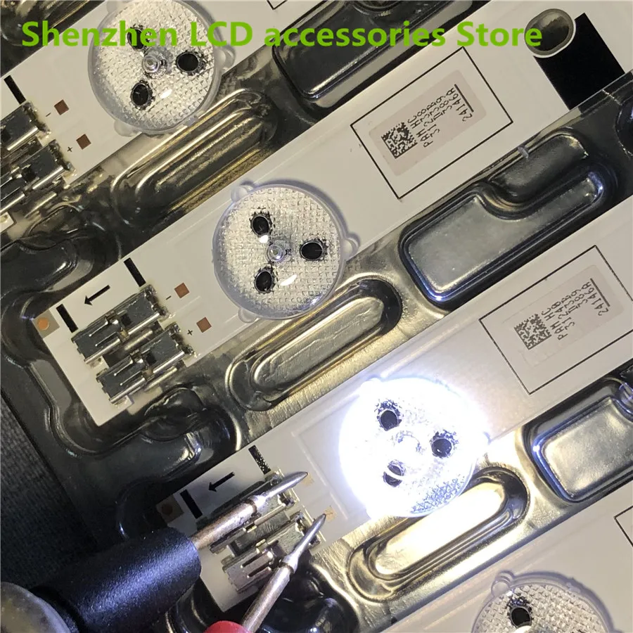 LED BACKLIGHT SET FOR SAMSUNG UE32EH5000 TV 32F-3535LED-40EA FROM LTJ320HN07-V A   100%NEW  58CM    10LED