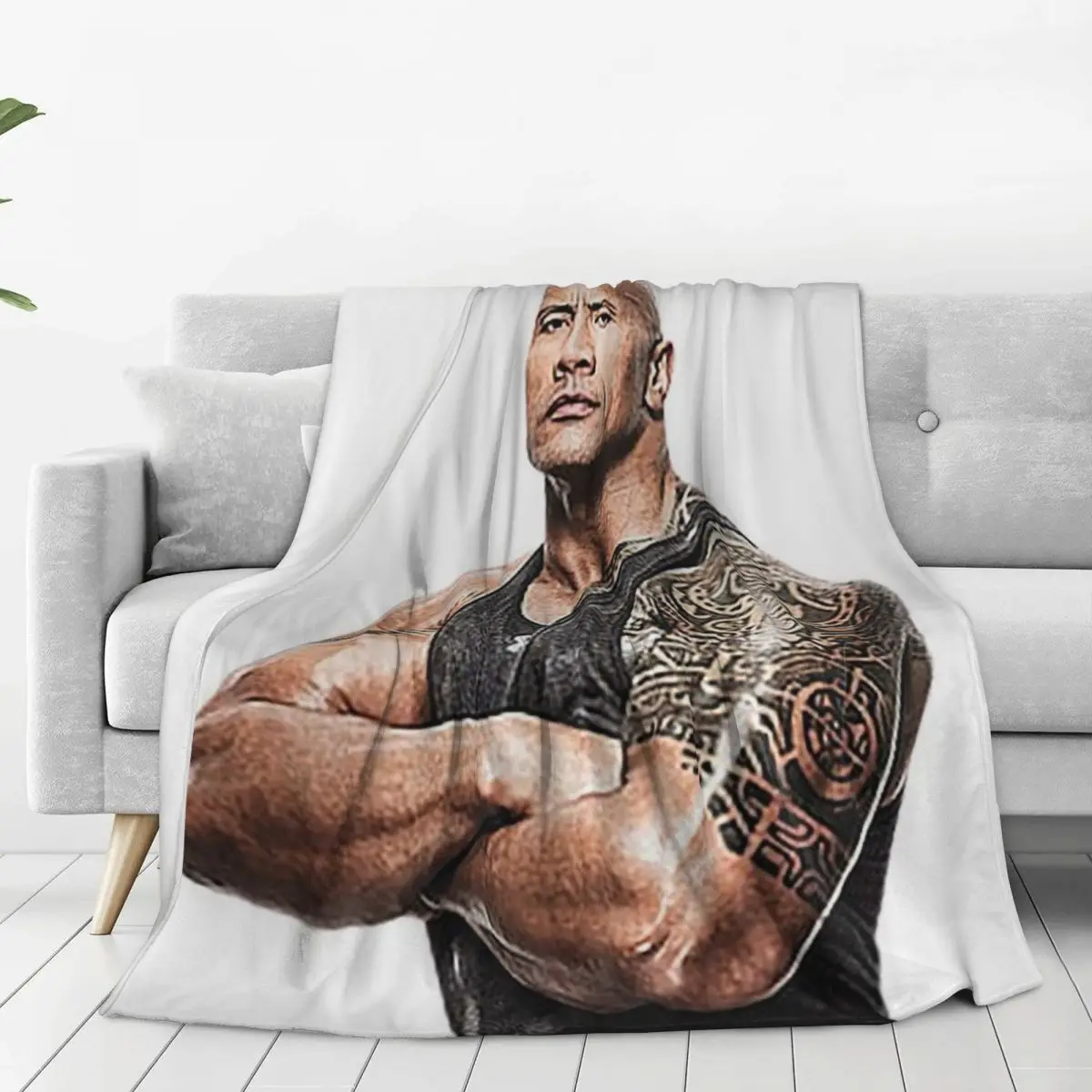 Can You Smell What The Rock Is Cooking Blanket Fleece Portable Throw Blankets Sofa Throw Blanket For Home Throws Bedspread