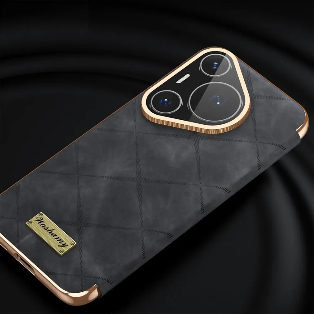Premium PU Leather Magnetic Flip Case For Huawei Pura 70 80 Pro 80 Ultra Business Full Cover