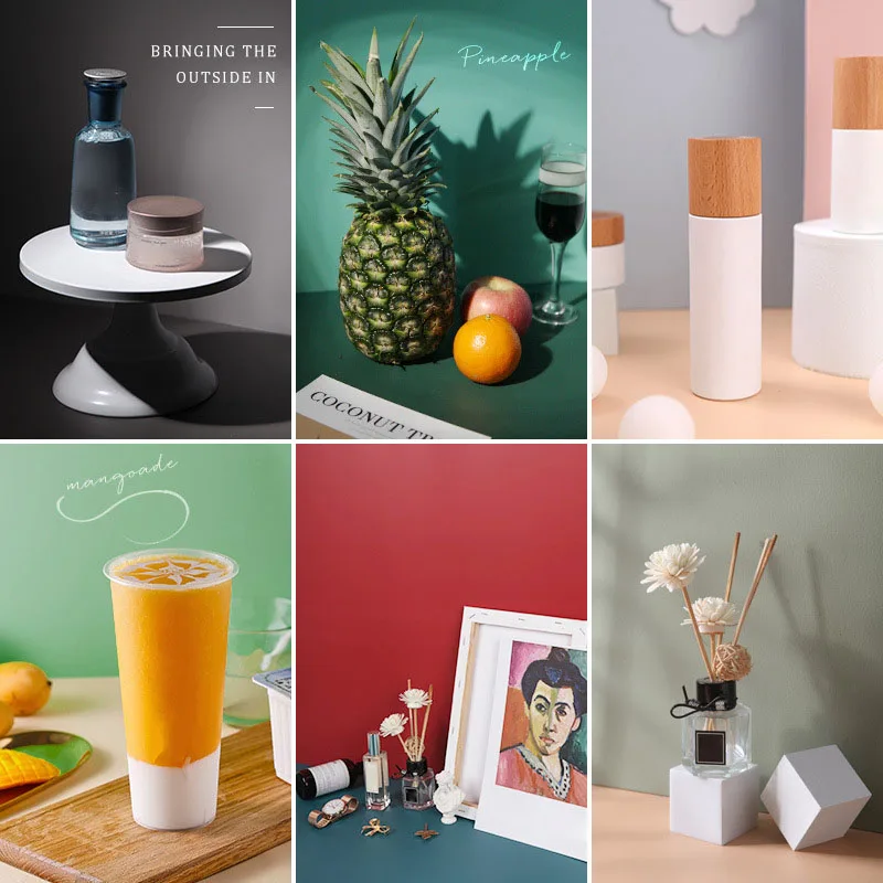 صور الخلفيات 57*87 سنتيمتر 2 الجانبين بلون خلفية التصوير خلفية الدعائم للصور استوديو الوليد المنتج التصوير الفوتوغرافي