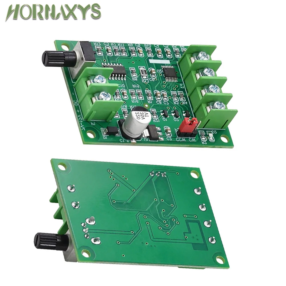 

5V 12V Brushless DC Motor Driver Controller Board with Reverse Voltage Over Current Protection for Hard Drive Motor 3/4 Wire