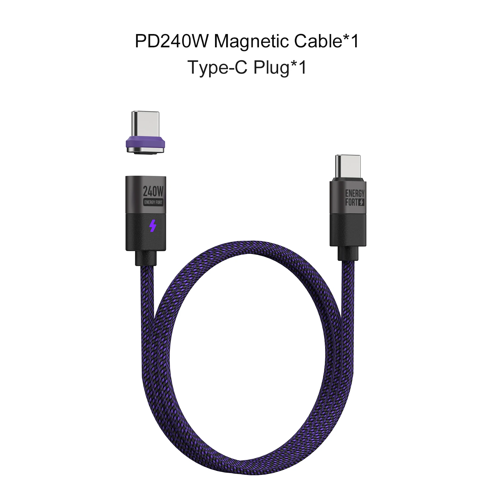 MOSHOU 240 W magnetisches Ladekabel PD3.1 5 A Schnelllade-USB-C-Kabel magnetisches Telefon-Ladekabel für iPhone 17 Pro Max Samsung Xiaomi 9